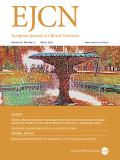 European Journal of Clinical Nutrition
